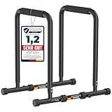 DH FitLife Dip Barren Bars | Dip Station | Kraftstation Fitnessgerät für...