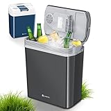 Juskys elektrische Kühlbox 24 Liter 12 V / 230 V für Auto, LKW,...