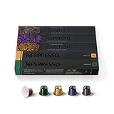 NESPRESSO ORIGINAL, Auswahl an Espresso Kaffees, Helle bis dunklere...