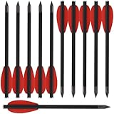 HUNTSPM 6,3' Carbon Schwere Pistole Armbrust Bolzen Pfeile,Mini...