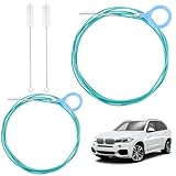 Morocket 2 Stücke Abflussbürste, 300cm & 500cm Schlauchbürste, Auto...