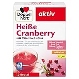 Doppelherz Heiße Cranberry - Vitamin C und Zink zur Unterstützung der...