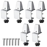 TOOSOAR 6 Stück Schreibtisch-Trennwandklemme,verstellbare...