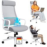 MELOKEA Bürostuhl Ergonomisch, Schreibtischstuhl mit Verstellbarer...