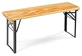 Stagecaptain BBB-117 Hirschgarten Bierzeltbank - Robuste, Kurze Bierbank...