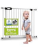 BOMI TÜV GS Siegel Schutzgitter XXL Merle | Ohne Bohren | 90° Stop |...