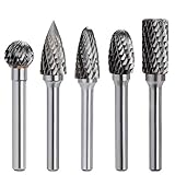 ASNOMY Wolframcarbid fräser – 5 Stück Raspel Set 10mm Hartmetall Rotary...