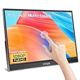 15,6 Zoll Tragbarer Monitor Touchscreen,FHD Display 1920x1080 USBC HDMI IPS...