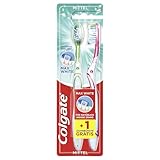 Colgate Zahnbürste Max White, mittel, 2 Stück - Handzahnbürste für...