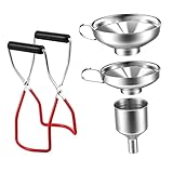 VALICLUD Teiliges Trichter mit Rutschfestem Einmachtrichter und Praktischem...