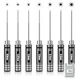 7 Stück RC Sechskant-Schraubendreher Set mit Magnetblock, 7 Teilig Hand...