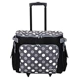 SEMPLIX Nähmaschinentrolley für alle gängigen Haushaltsnähmaschinen,...