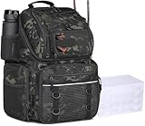 FRETHIND Angelrucksack mit 4 Boxen 50L Angeltasche mit Kühlfach &...