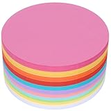 VGOODALL 500 Blatt Origami Papier Rund, 15cm Faltpapier Rund Farbiger...
