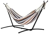 Amazon Basics Hängematte mit Gestell, Stoff, One Size, 117 cm x 300 cm x...