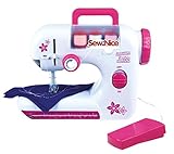 Lena 42521 - Kinder Nähmaschine, batteriebetrieben, mit Tragegriff,...