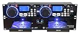 Pronomic CDJ-230 Doppel DJ CD Player mit USB & SD (2-Kanal DJ Desk mit...