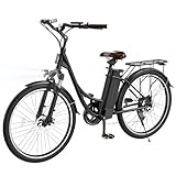 Elektrofahrrad mit Abnehmbarer 36V 13Ah Akku Bis zu 90KM,26 Zoll E Bike mit...