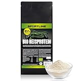 Sportline Bio Reisprotein 1 kg, 85% hoher Eiweiß Gehalt, pflanzliches...