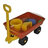 Simba 107130802 - Hand-Sandwagen, 7 Teile, Handwagen 100kg Tragkraft,...