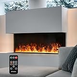 Mexhom Wasserdampf-Kamin, Fernbedienung, automatische/manuelle...