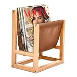 Pfotenolymp Zeitschriftenregal - Freistehendes Aktenregal aus Filz und Holz...