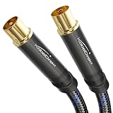 KabelDirekt – 4K Antennenkabel, Koaxialkabel, TV Kabel – Metallstecker...