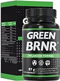 GREEN BRNR - Grüntee Extrakt hochdosiert 120 Kapseln mit extra viel EGCG +...