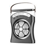 Misting Desk Fan | Wiederaufladbarer Tischventilator Mit Sprühfunktion -...