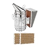 HunterBee Imkerei-Werkzeug-Set,Bienenstock-Räucher,Imker-Zubehör für...