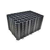 10x Stabilo Paddockplatten schwarz 60x40x4 cm | Platten für Reitplatz,...