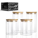 LIBWYS Vorratsgläser mit Deckel 4er Set Vorratsdose 4L - in 2 Größen :...