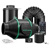 MARS HYDRO 4 Zoll Smart Inline Fan Kit, mit variablem...