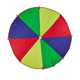 Relaxdays Schwungtuch Kinder, Ø 3,5m, 8 Griffe, Schwingtuch,...