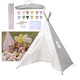 Takezuaa Tipi Zelt für Kinder,Kinder Spielzelte,Kinderzelt für Drinnen...