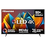 Hisense 65E7NQ 164 cm (65 Zoll) Fernseher, 4K UHD, QLED, HDR10, HDR10+...