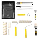 Farbroller-Set,Malerset Mit Teleskopstiel Und Farbwanne - Mit...