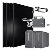 Balkonkraftwerk 2600W Solaranlage mit Speicher 4480Wh, 800W TSUN Micro...
