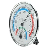 Abaodam Innen Außen Thermometer Hygrometer Präziser Temperatur und...