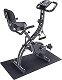 Sportneer Heimtrainer Fahrrad Klappbar für Zuhause – Ergometer...