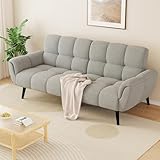 jiexi Sofa Mit Schlaffunktion, Klappsofa Sofa 3 Sitzer, Schlafsofa...