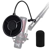 Mikrofon-Popfilter mit Mikrofonabdeckung aus Schaumstoff –...