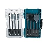 Makita E-08698 Flachfräsbohrer-Set 8-teilig in Aufbewahrungsbox, für...