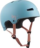 TSG Damen Evolution WMN Solid Color Helm, Satin Porcelain Blue, S/M