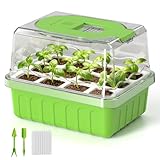 RAINPOINT Zimmergewächshaus Anzuchtkasten, Mini Gewächshaus Indoor mit...
