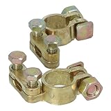 Carpoint Batterie-Polklemmen + und -, Silber