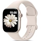 AMSKY Silikon Sport Armbänder Kompatibel mit Apple Watch Armband 40mm 42mm...