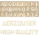 Aerzouser 130 Stück Holzbuchstaben, 3 cm Holzbuchstaben klein,...