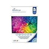 MediaRange DIN A4 Fotopapier für Tintenstrahldrucker, matt, 105g, 100...