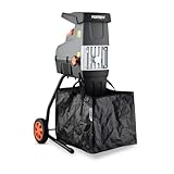 FUXTEC Elektro Gartenhäcksler FX-EGH2800T, Walzenhäcksler mit 2800W...